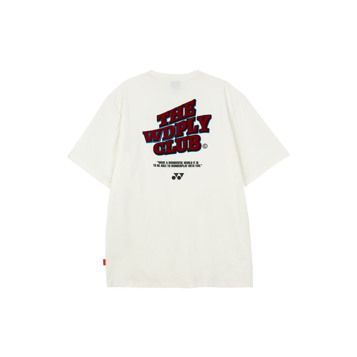 요넥스(YONEX) 254TS003U 아이보리 남녀공용 원더플레이 아이덴티티 그래픽 티셔츠