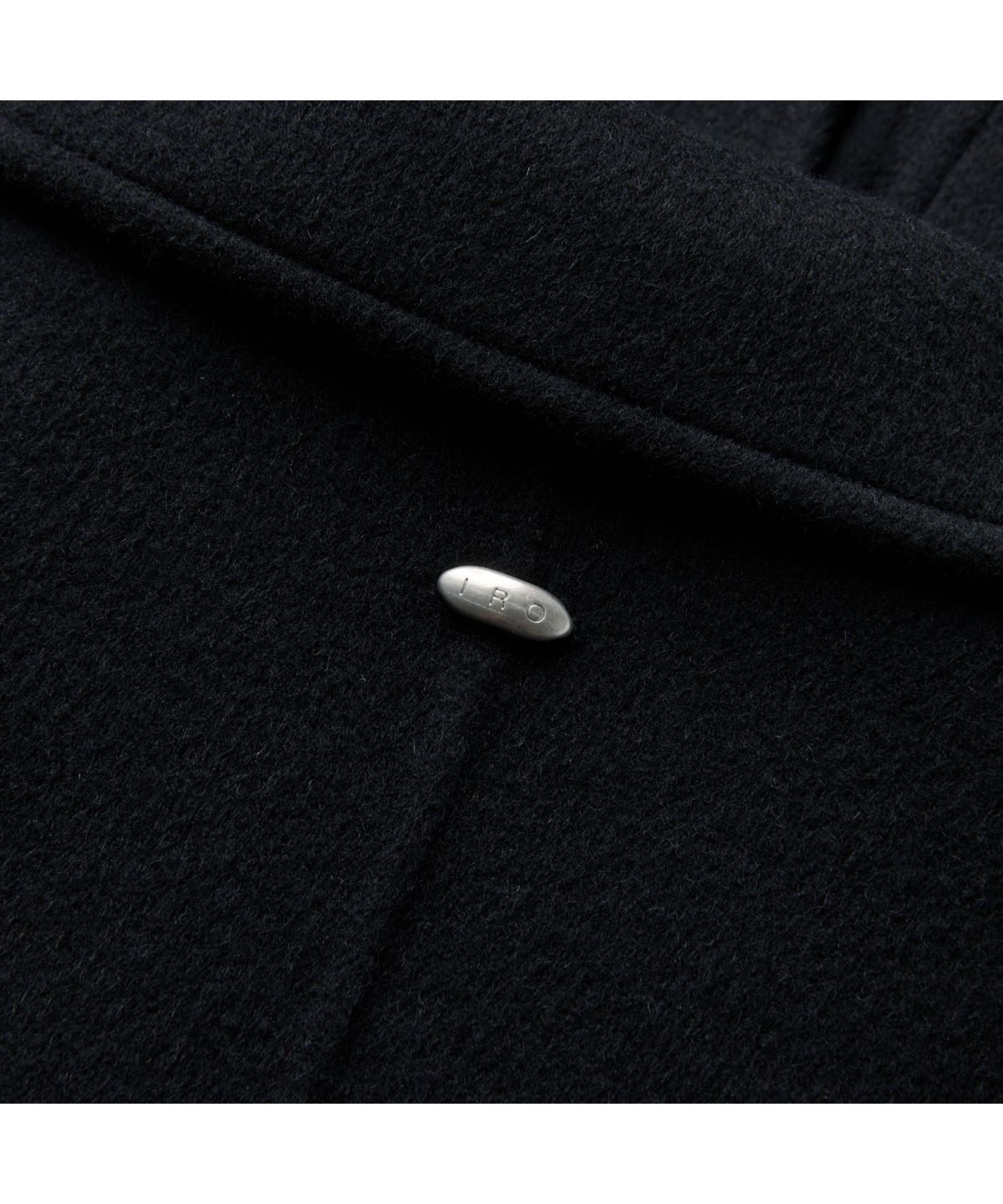 이로(IRO) pure 캐시미어 블랜드 헨드메이드 싱글 롱코트 IQCAW25701BKX