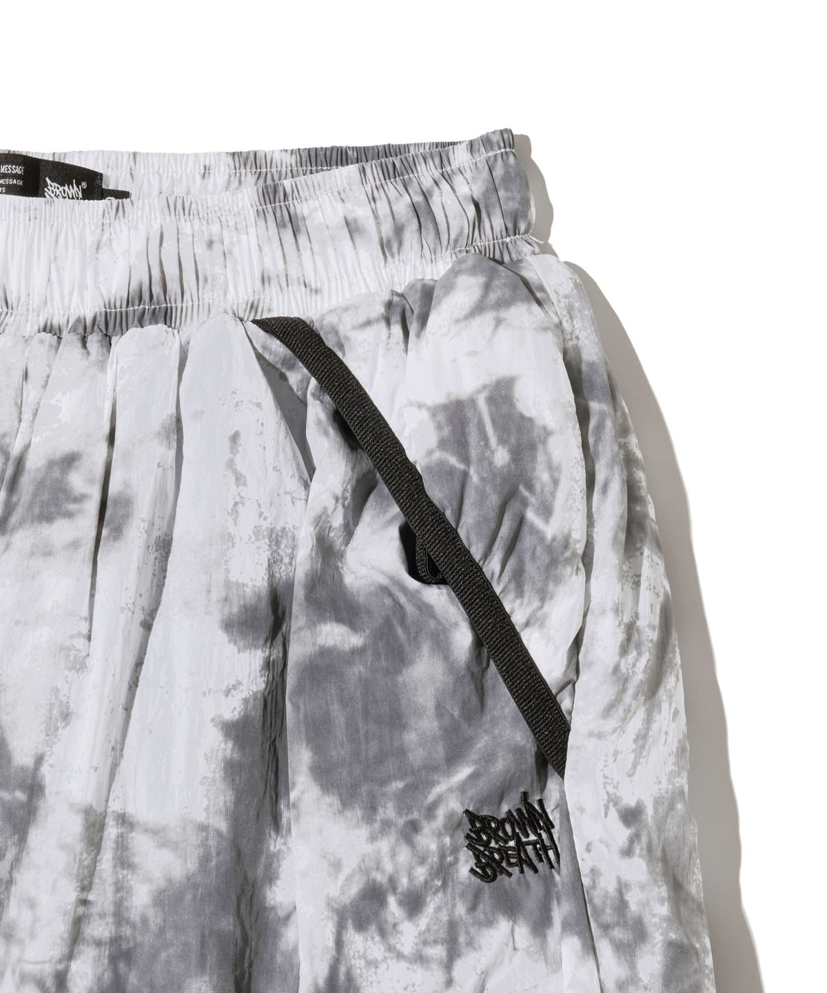 브라운브레스 키즈(BROWNBREATH KIDS) KIDS TIE DYE PADDING PANTS - GREY