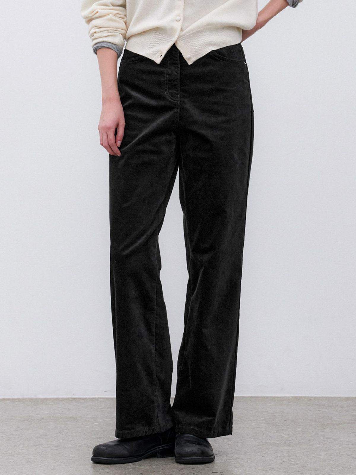 아틀리에 나인(ATELIER NAIN) (PT-5726)ESEENTIAL WARM STRAIGHT PANTS