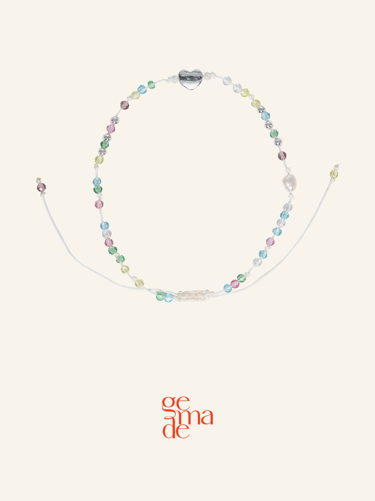 제마드(GEMADE) Heart line bracelet #B059