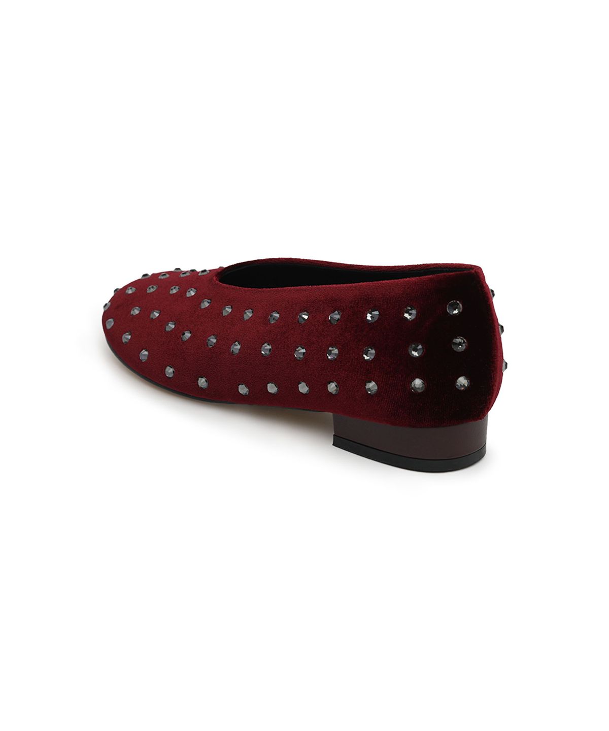 앤버터럼(ANDBUTTERUM) Garnet_Flat_Velvet Wine(BF5CPF03WN)