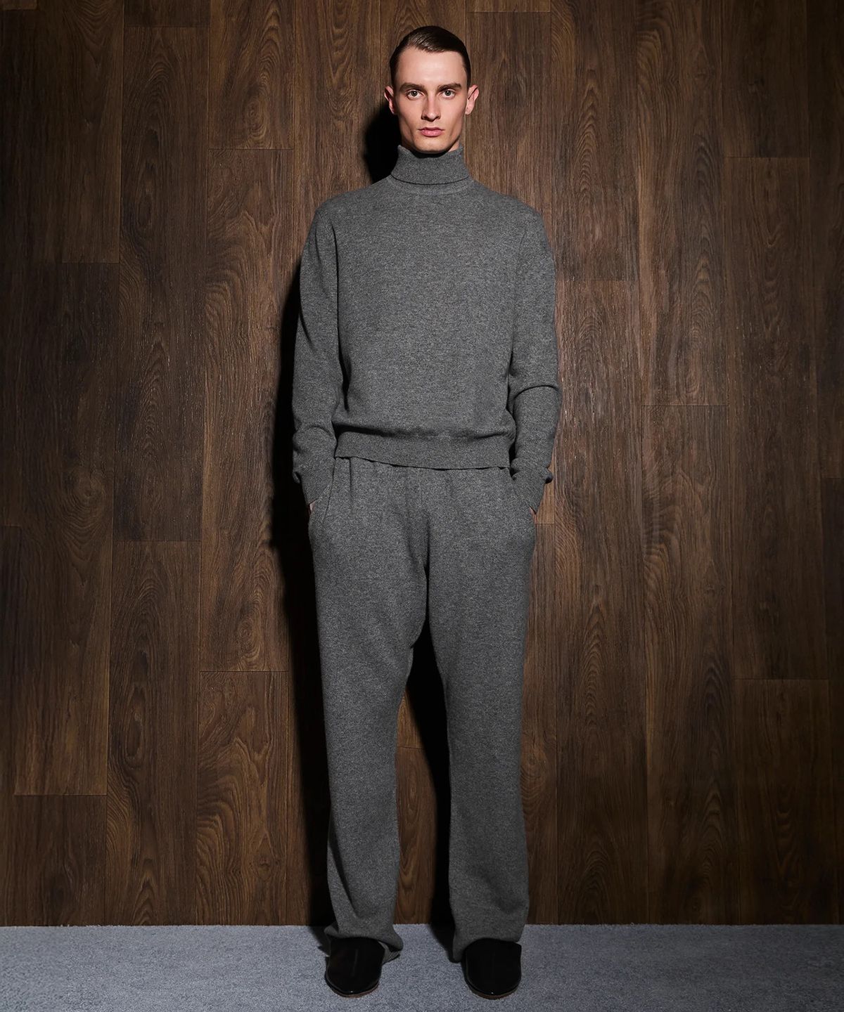 엔타이어 스튜디오(ENTIRE STUDIOS) (U) 니트 터틀넥 콘크리트 KNIT TURTLENECK CONCRETE