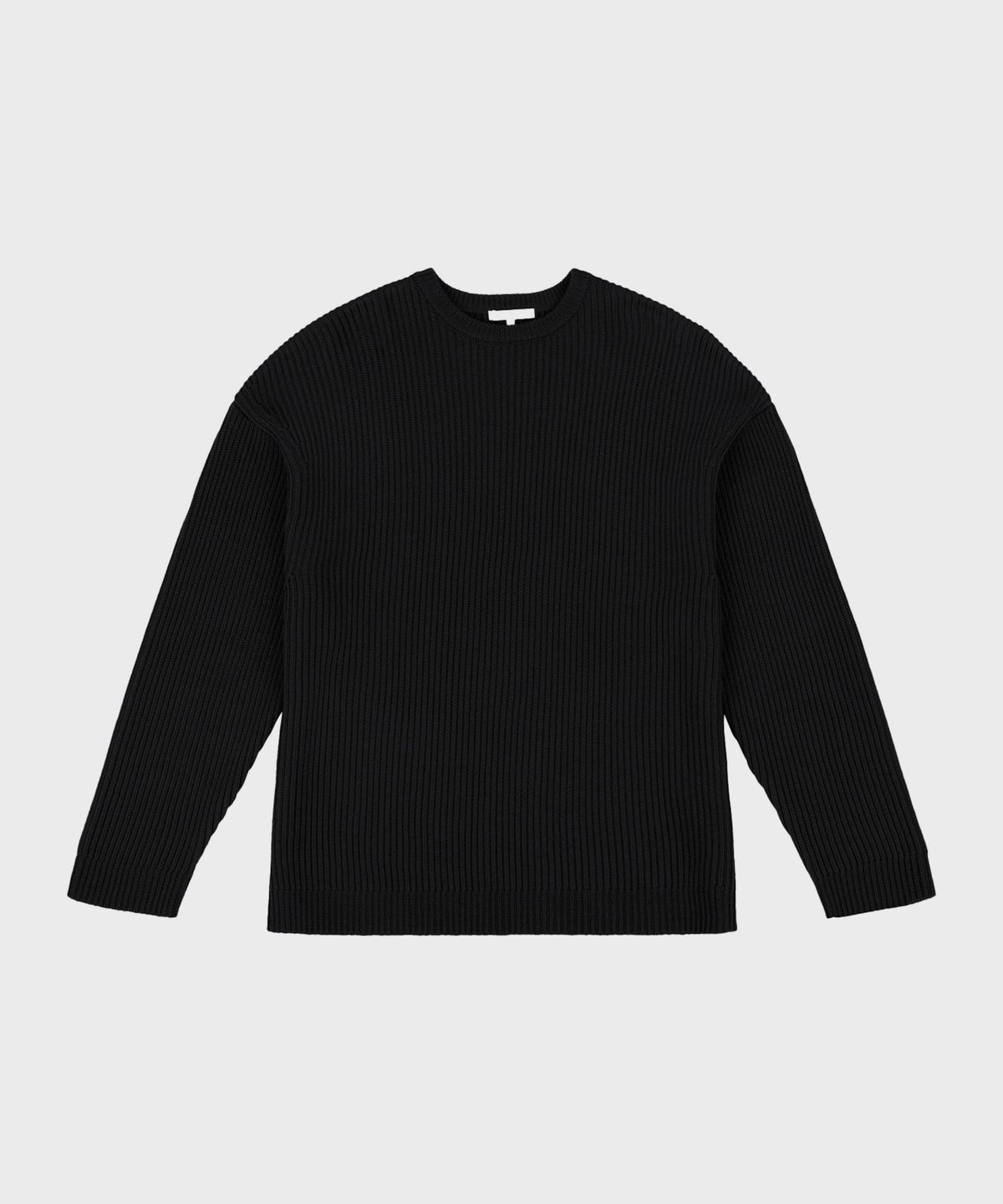 엔타이어 스튜디오(ENTIRE STUDIOS) (U) 오버사이즈 니트 크루넥 블랙 OVERSIZE KNIT CREWNECK BLACK