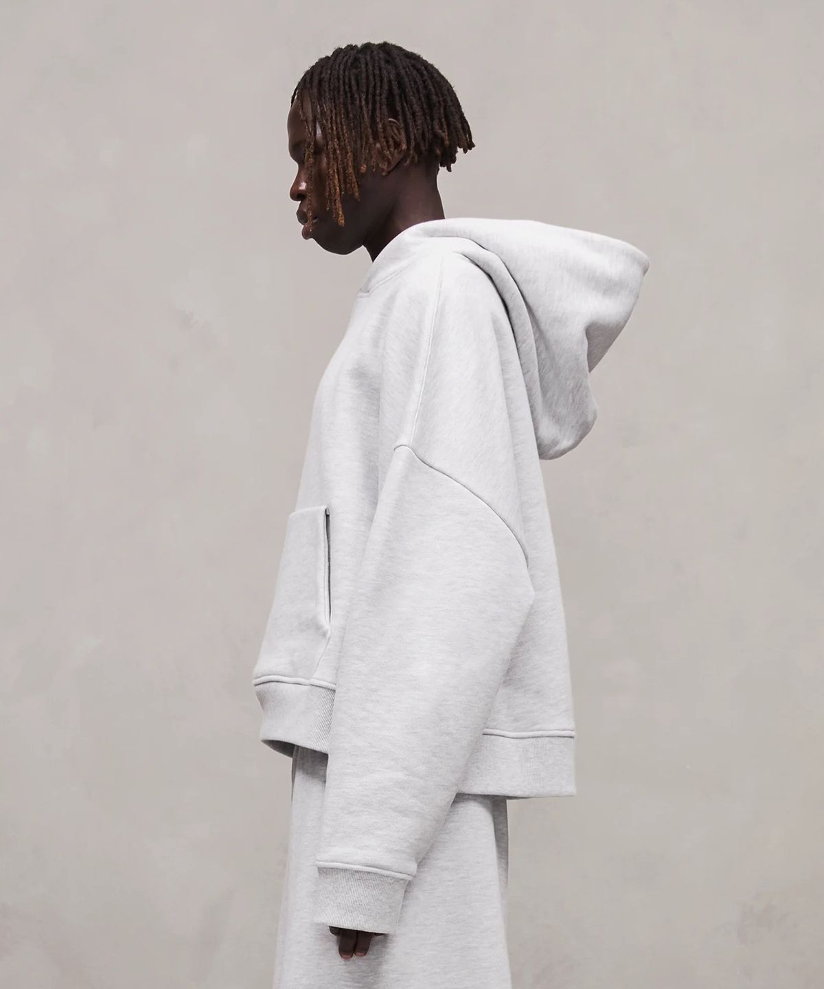 엔타이어 스튜디오(ENTIRE STUDIOS) (U) 헤비 후디 헤더 그레이 HEAVY HOOD HEATHER GREY