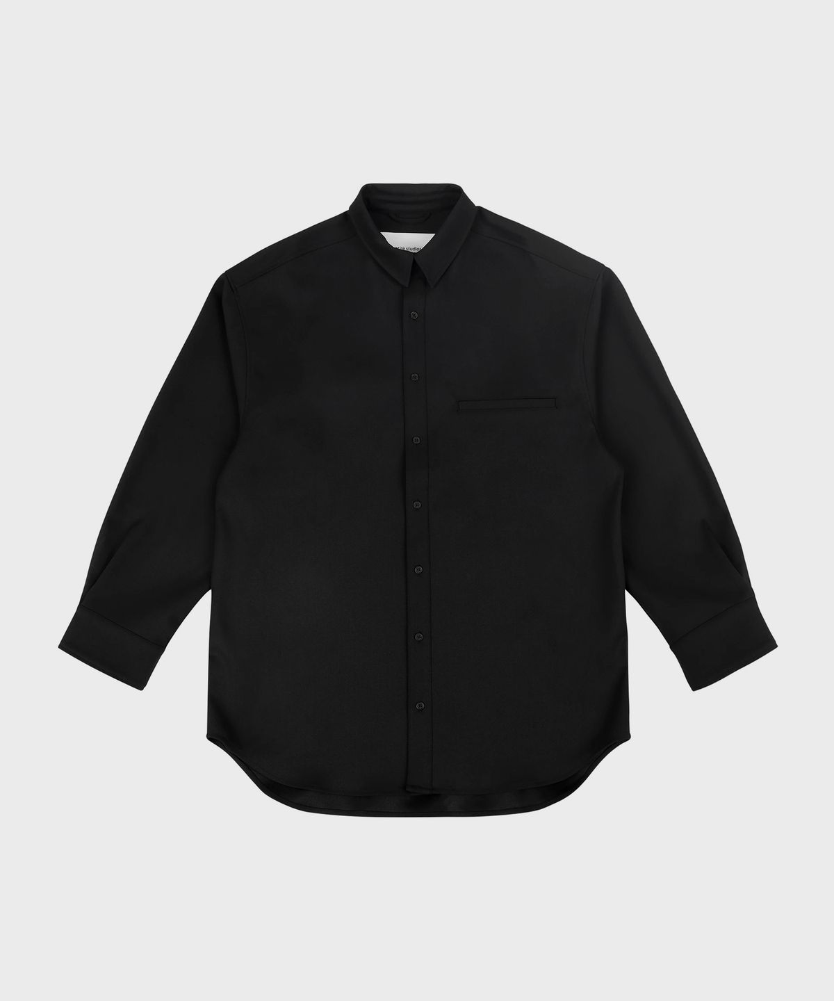 엔타이어 스튜디오(ENTIRE STUDIOS) (U) 자이언트 셔츠 블랙 GIANT SHIRT BLACK