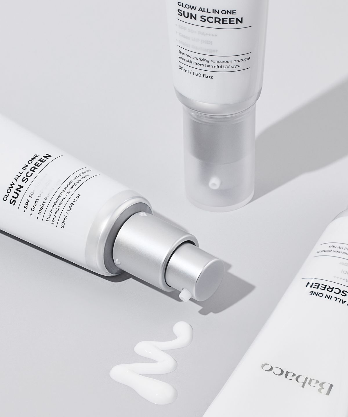 바바코(BABACO) 올인원 물광 선크림 50ml
