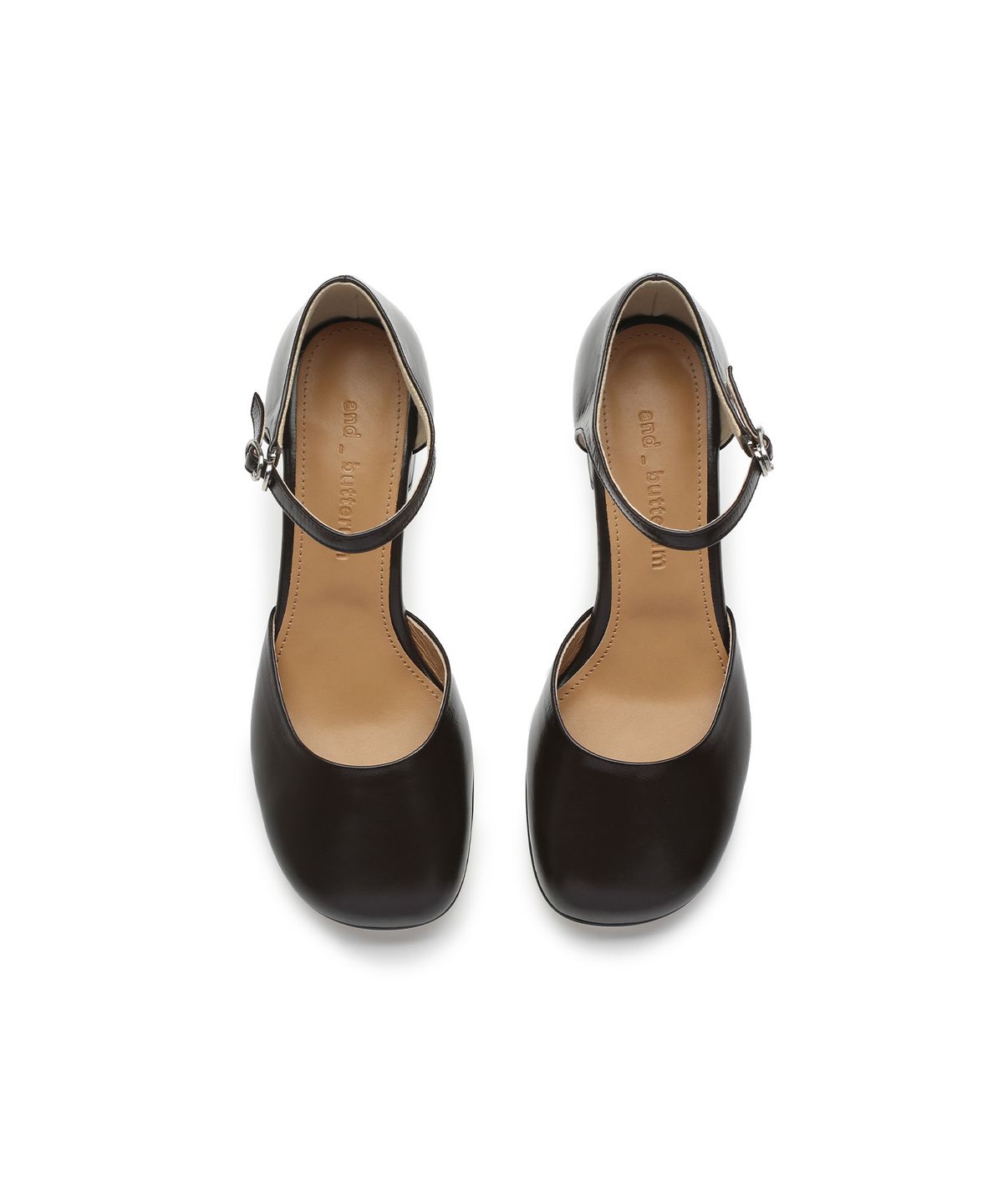 앤버터럼(ANDBUTTERUM) Willow_Mary Jane_Deep Brown(BF5CPJ07DB)
