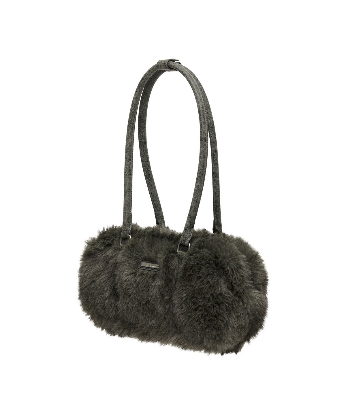 아메스 월드와이드(AMES-WORLDWIDE) AMES FUR SHOULDER BAG CHARCOAL