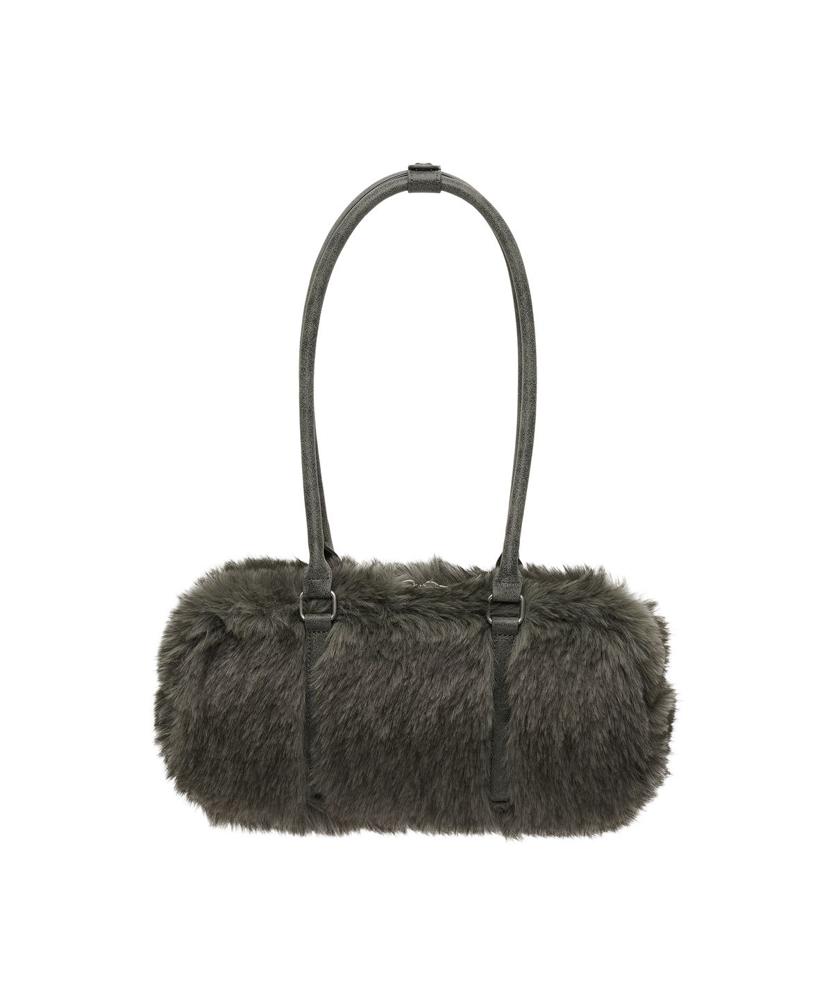 아메스 월드와이드(AMES-WORLDWIDE) AMES FUR SHOULDER BAG CHARCOAL
