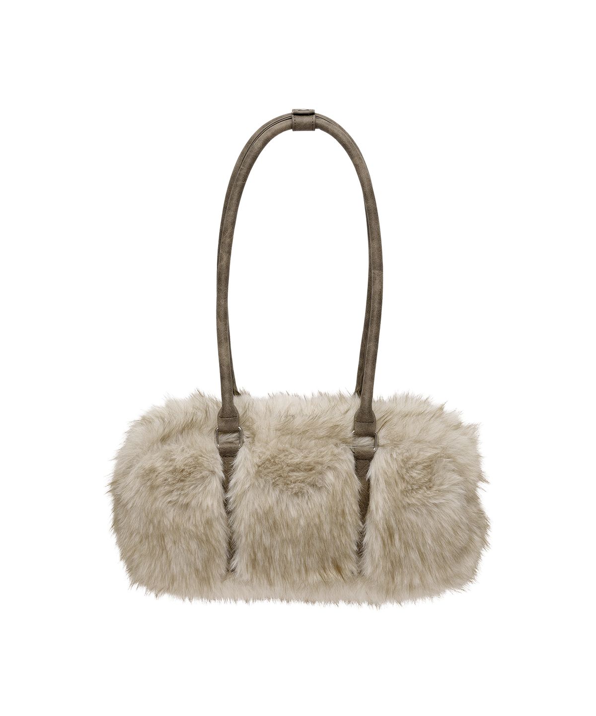 아메스 월드와이드(AMES-WORLDWIDE) AMES FUR SHOULDER BAG IVORY