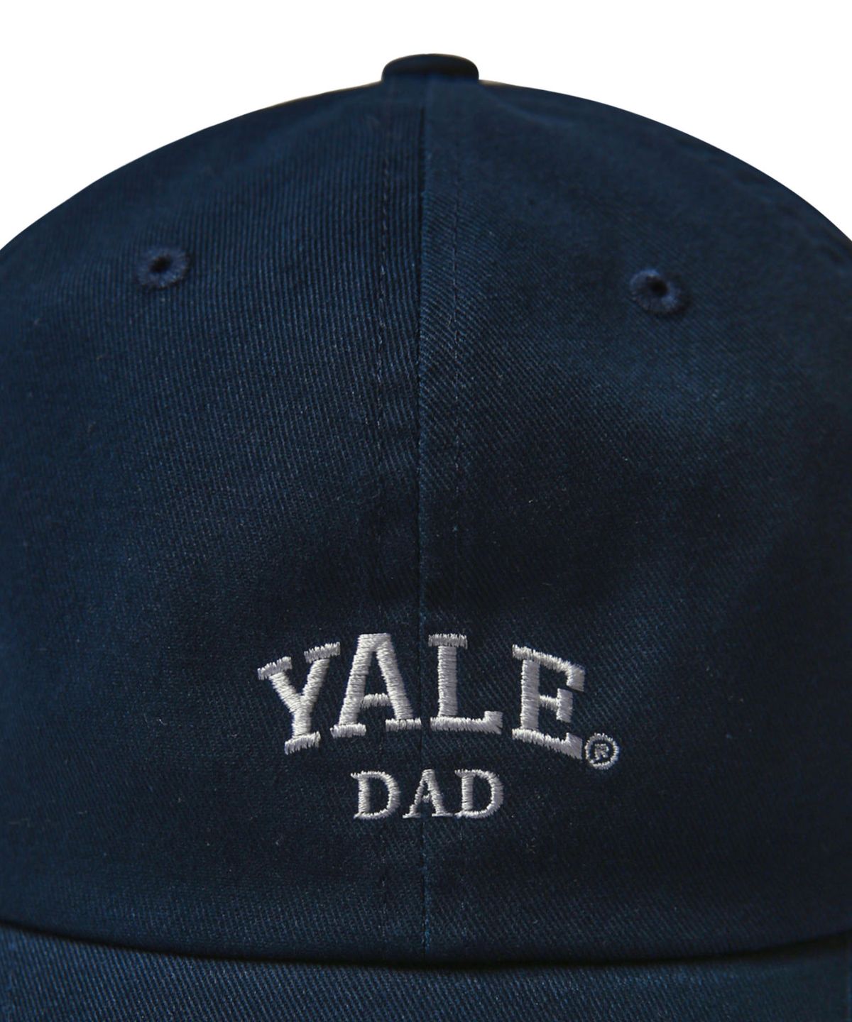 예일(YALE) 엠브로이더리 대드 캡_네이비