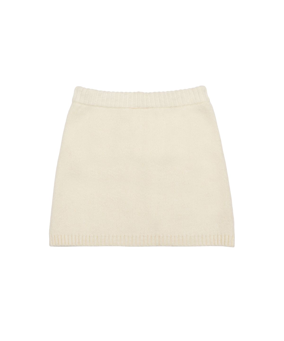 아메스 월드와이드(AMES-WORLDWIDE) KNIT MINI SKIRT CREAM