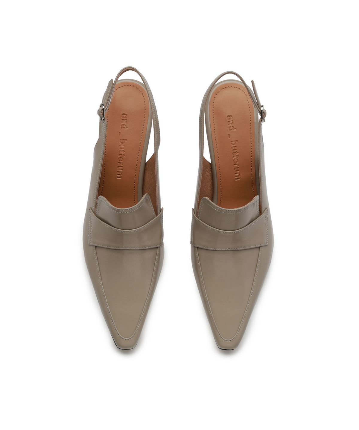 앤버터럼(ANDBUTTERUM) Lyric_Slingback_Warm Gray(BF5CPB08WG)