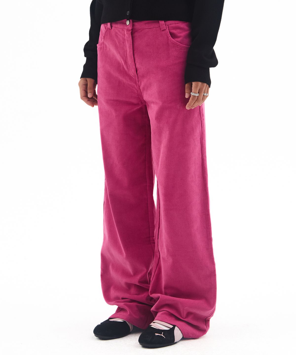 아메스 월드와이드(AMES-WORLDWIDE) CORDUROY EASY PANTS PINK
