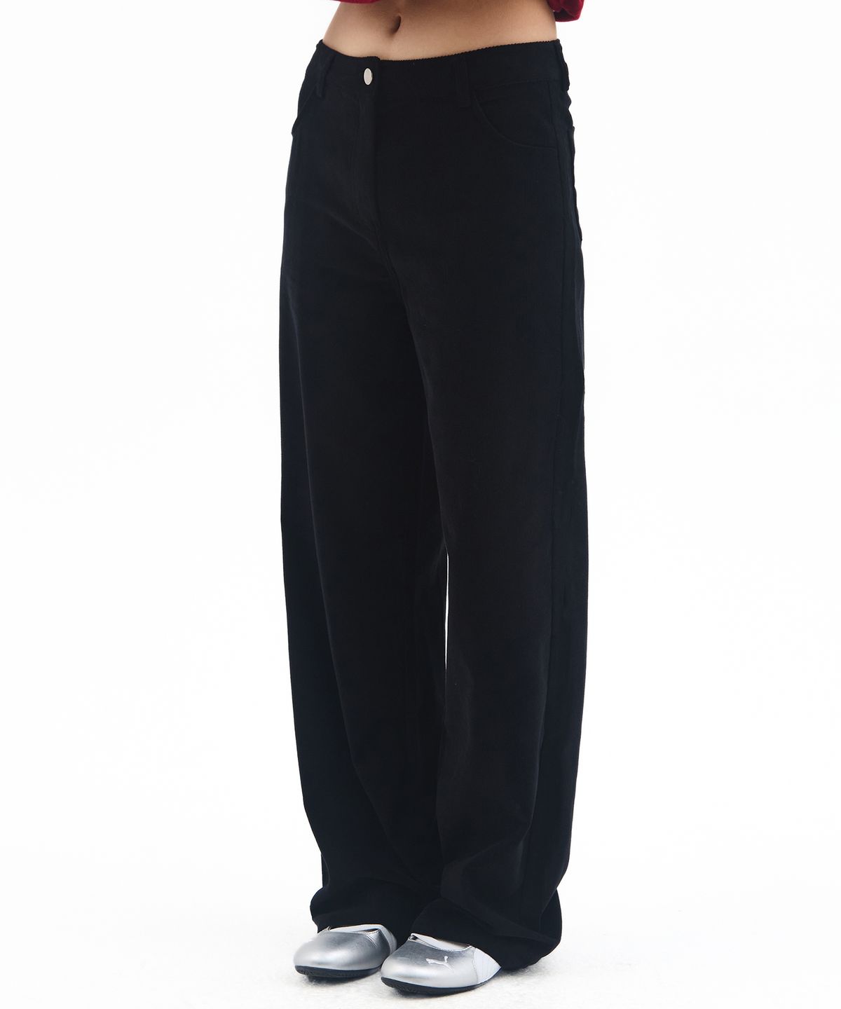 아메스 월드와이드(AMES-WORLDWIDE) CORDUROY EASY PANTS BLACK