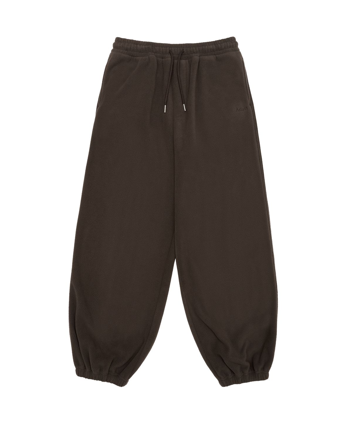아메스 월드와이드(AMES-WORLDWIDE) FLEECE WIDE JOGGER PANTS BROWN