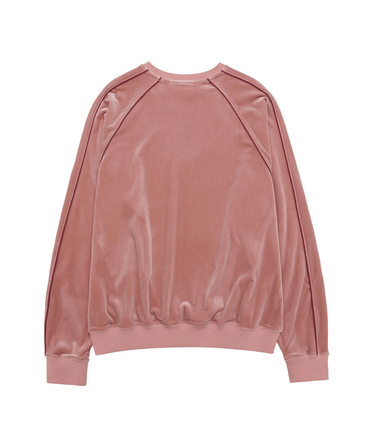 아메스 월드와이드(AMES-WORLDWIDE) V NECK VELOUR SWEATSHIRT PINK