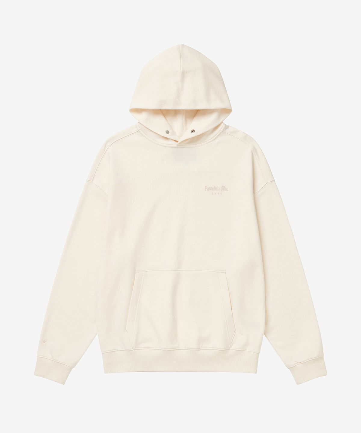 판토폴라도르(PANTOFOLADORO) 데일리 스웨트 후드 티셔츠 CREAM