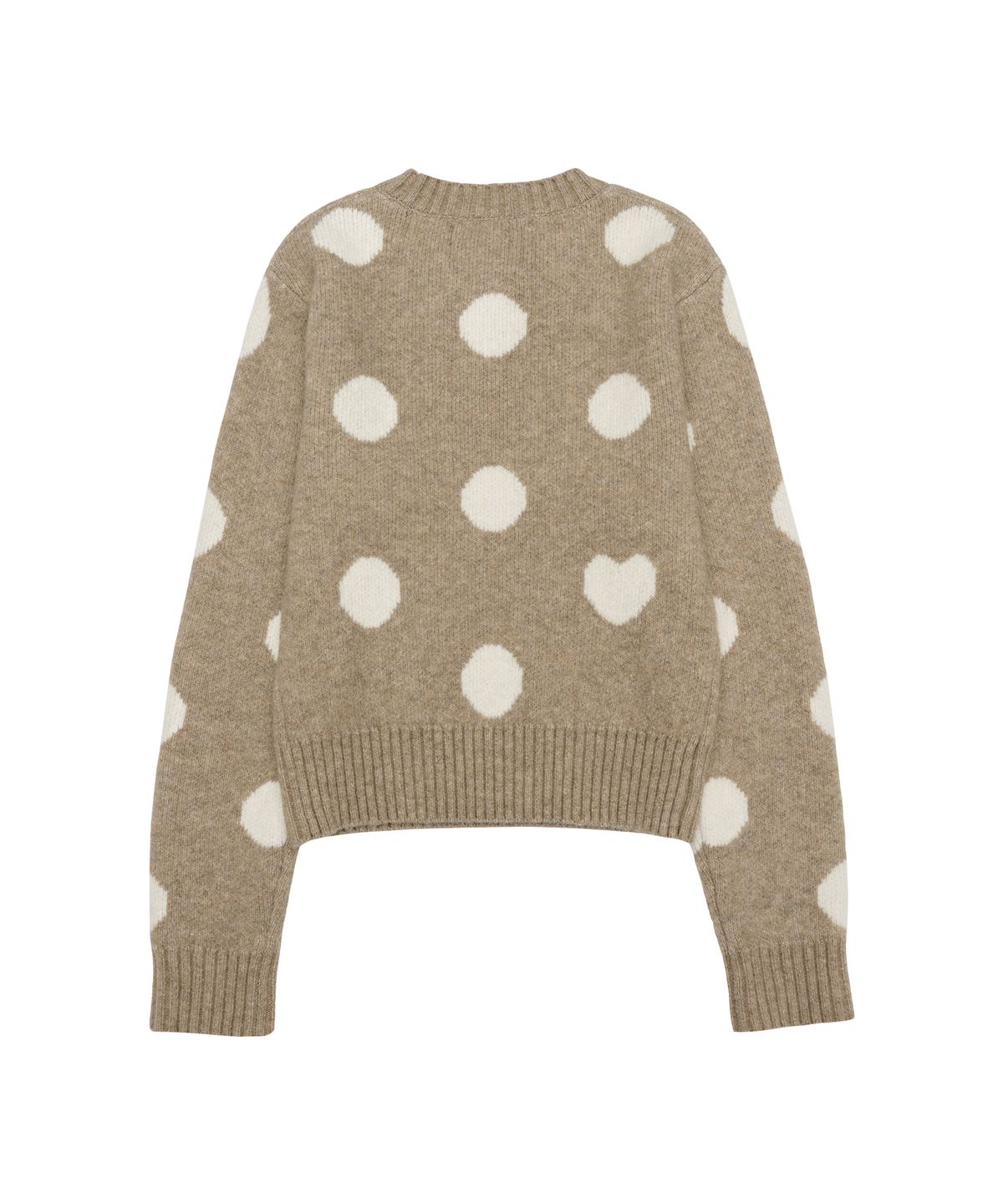 아메스 월드와이드(AMES-WORLDWIDE) DOT PULLOVER KNIT BEIGE