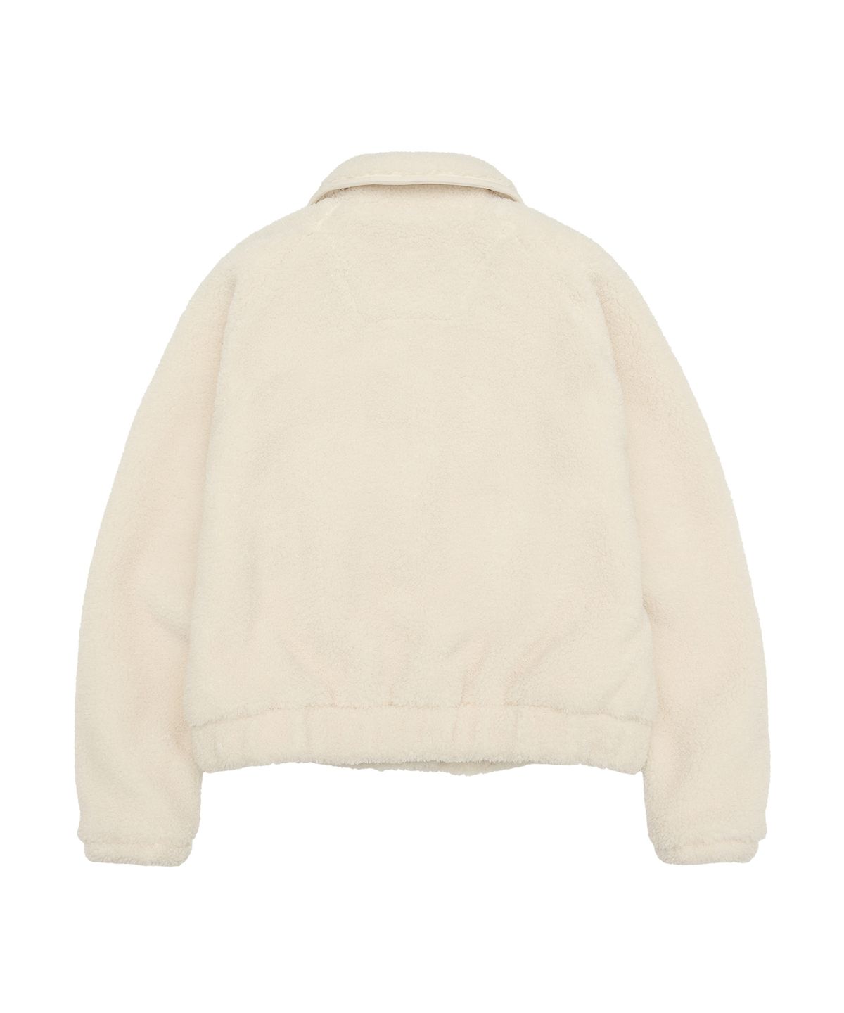 아메스 월드와이드(AMES-WORLDWIDE) COLLAR FLEECE JACKET IVORY