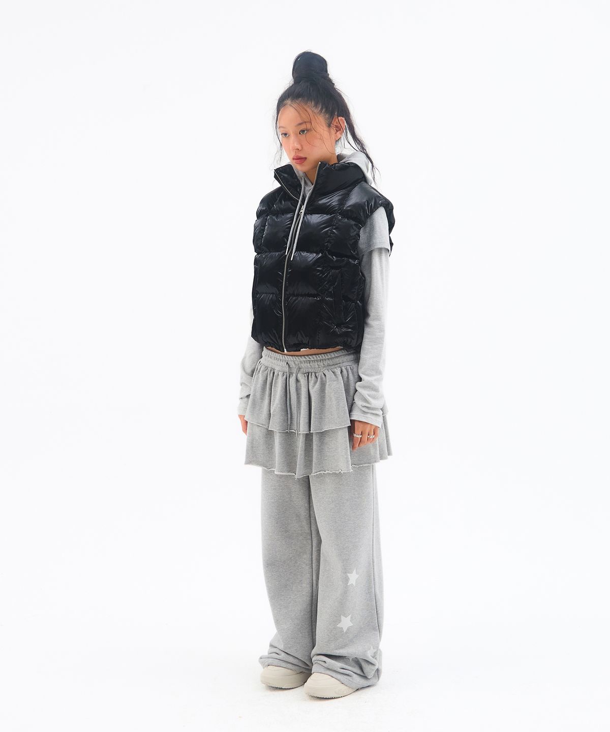 아메스 월드와이드(AMES-WORLDWIDE) AMES PADDING VEST BLACK