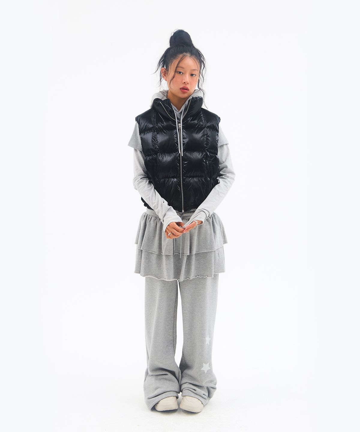 아메스 월드와이드(AMES-WORLDWIDE) AMES PADDING VEST BLACK