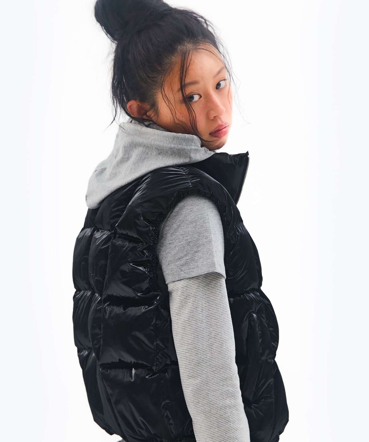 아메스 월드와이드(AMES-WORLDWIDE) AMES PADDING VEST BLACK