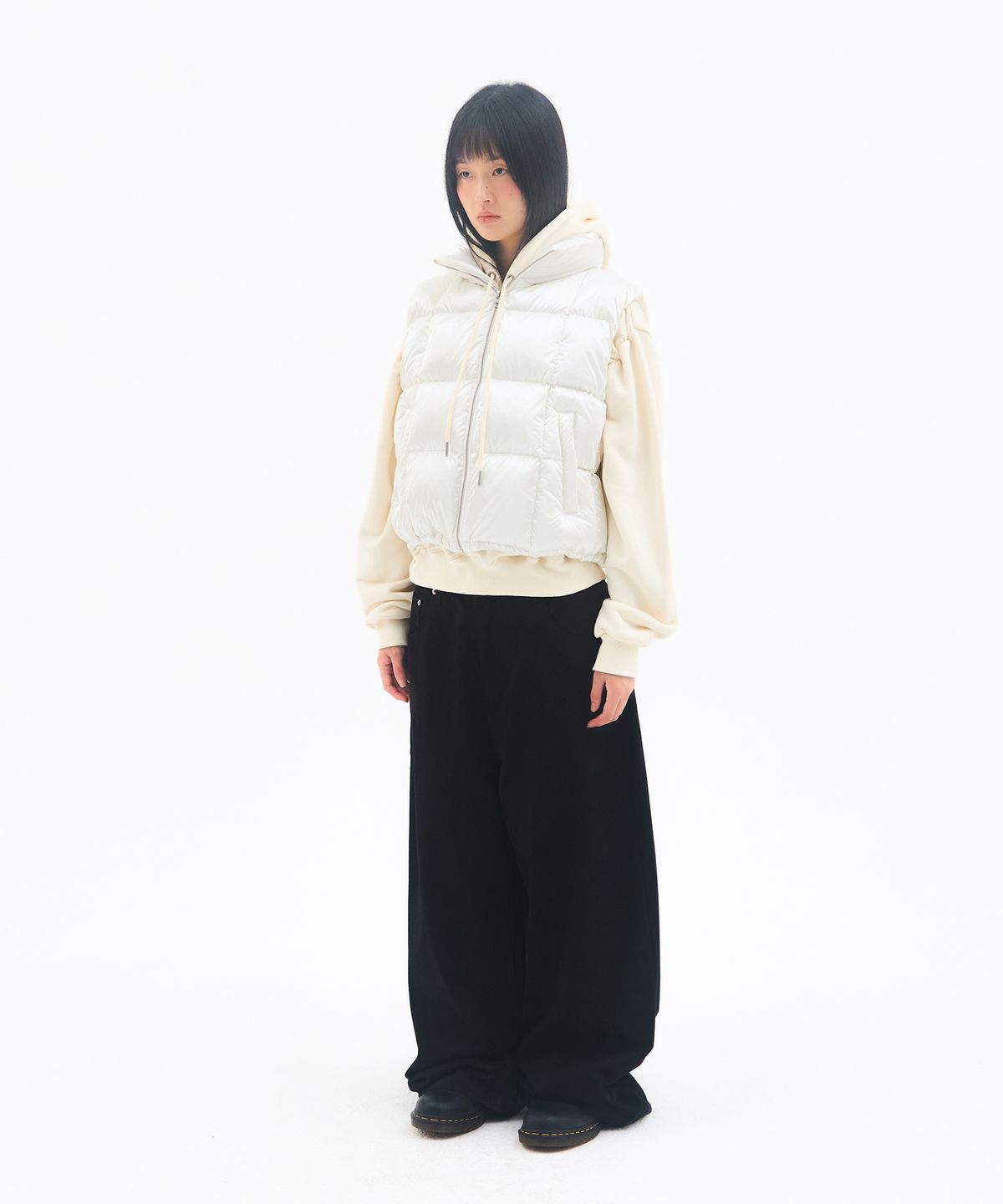 아메스 월드와이드(AMES-WORLDWIDE) AMES PADDING VEST IVORY