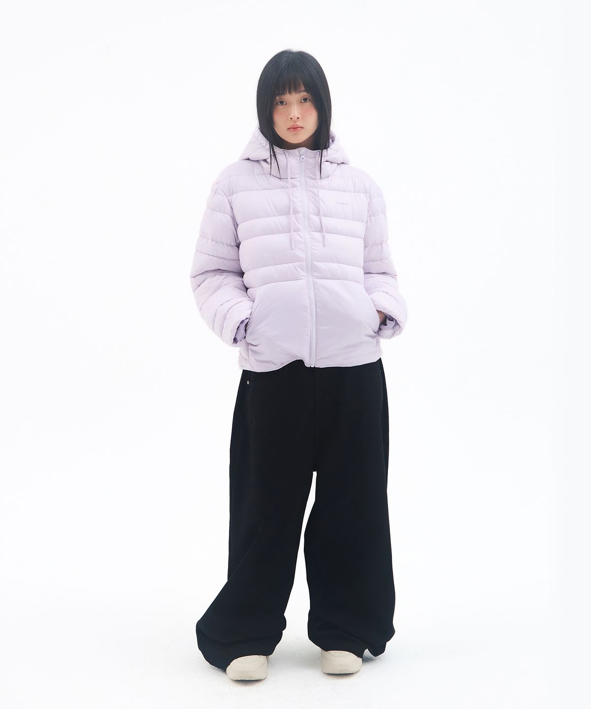 아메스 월드와이드(AMES-WORLDWIDE) LIGHT WEIGHT HOODED PADDING LAVENDER