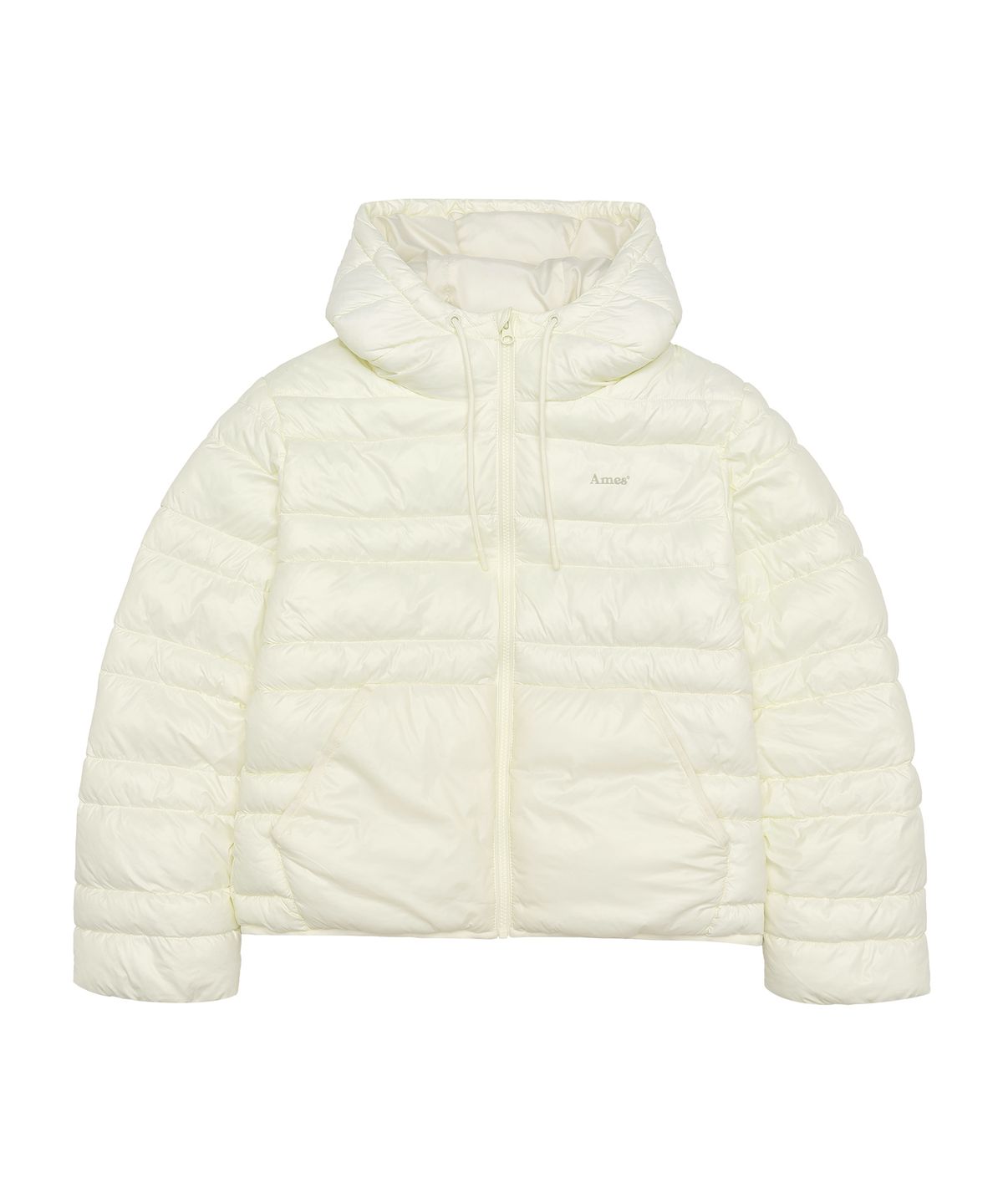 아메스 월드와이드(AMES-WORLDWIDE) LIGHT WEIGHT HOODED PADDING IVORY