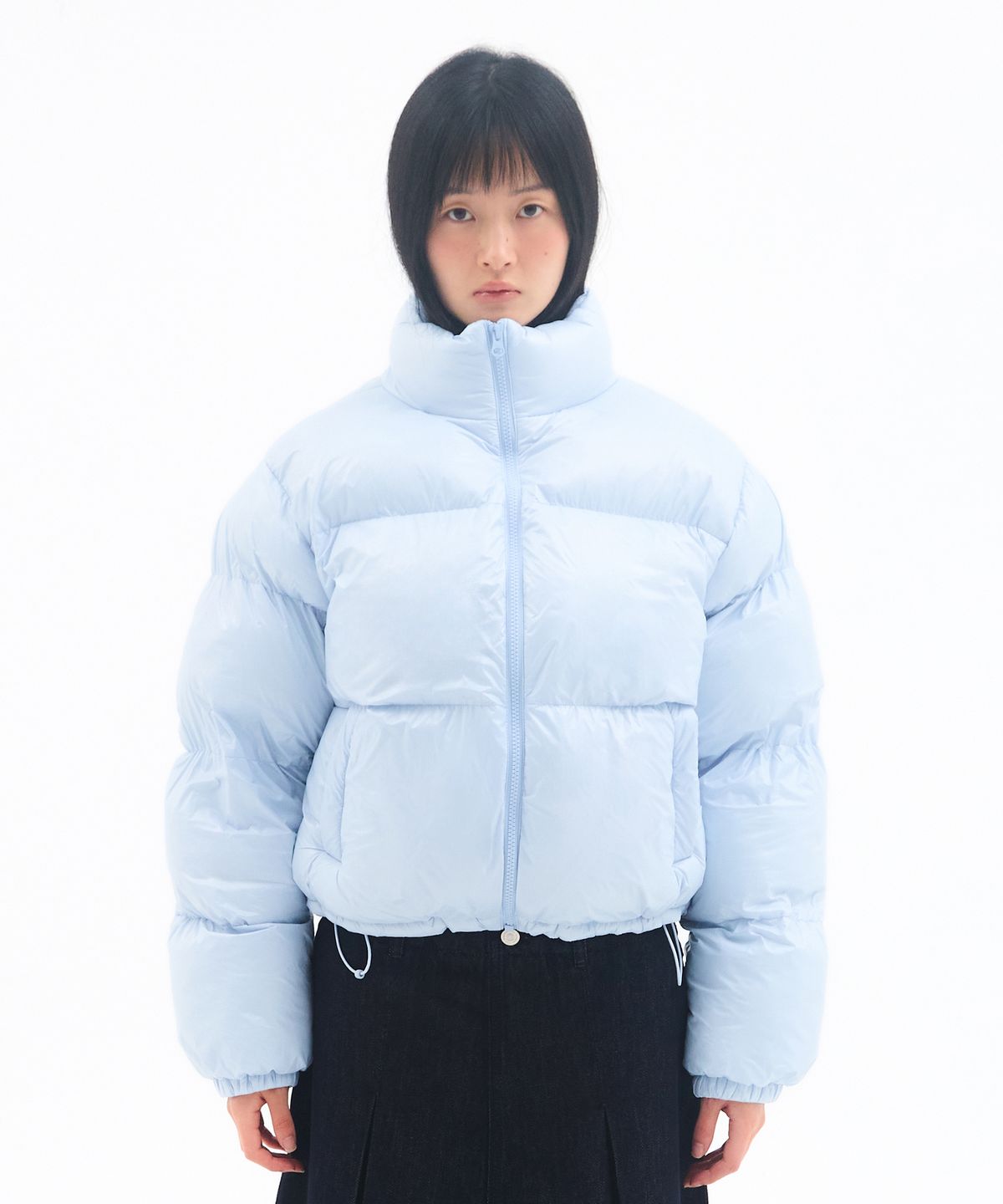 아메스 월드와이드(AMES-WORLDWIDE) AMES CROP PUFFER PADDING BLUE
