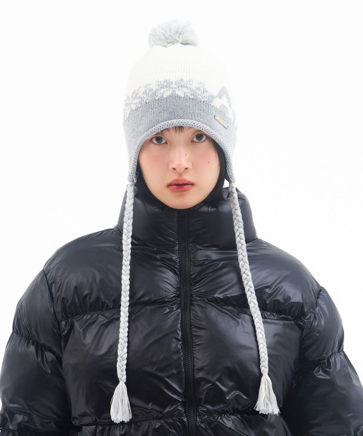아메스 월드와이드(AMES-WORLDWIDE) EARFLAP BEANIE IVORY
