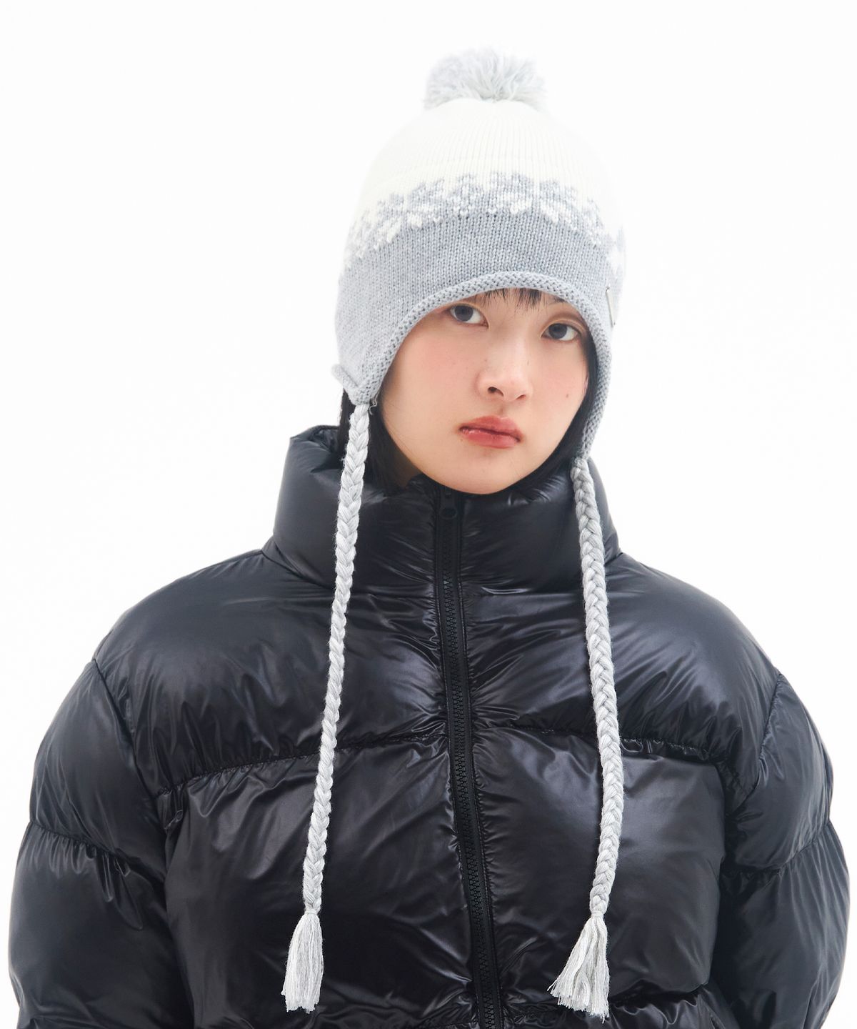 아메스 월드와이드(AMES-WORLDWIDE) EARFLAP BEANIE IVORY