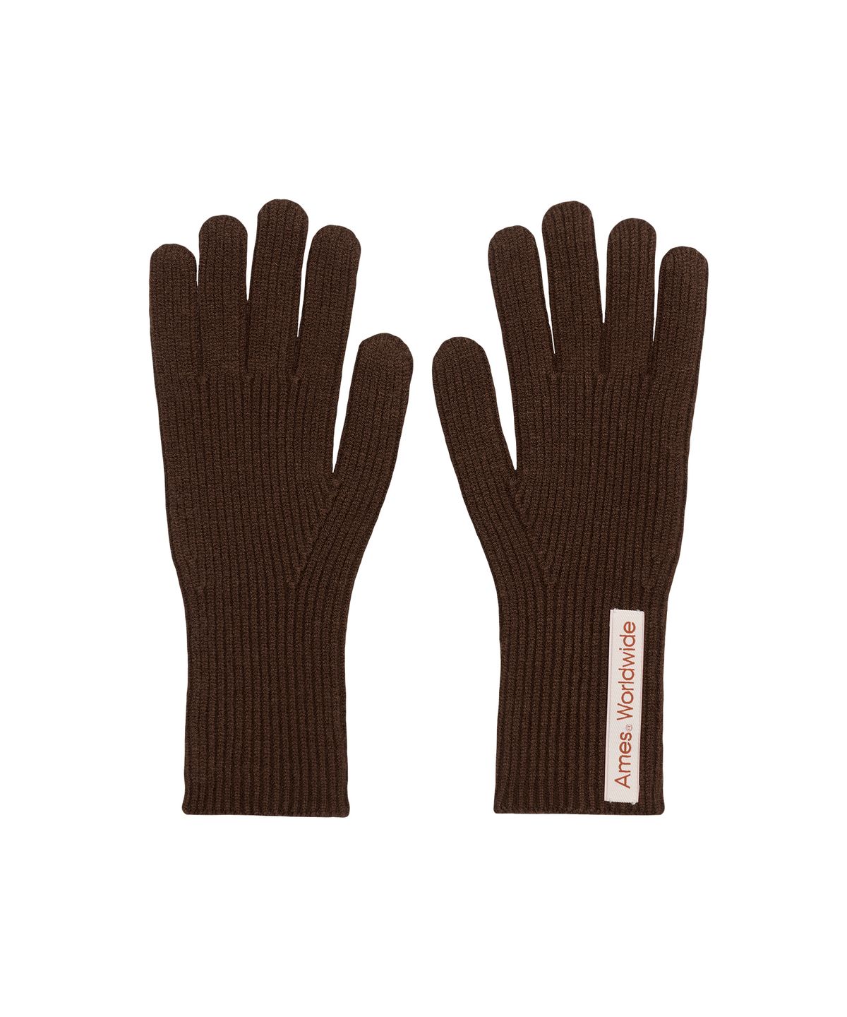 아메스 월드와이드(AMES-WORLDWIDE) KNIT GLOVES & MUFFLER SET BROWN