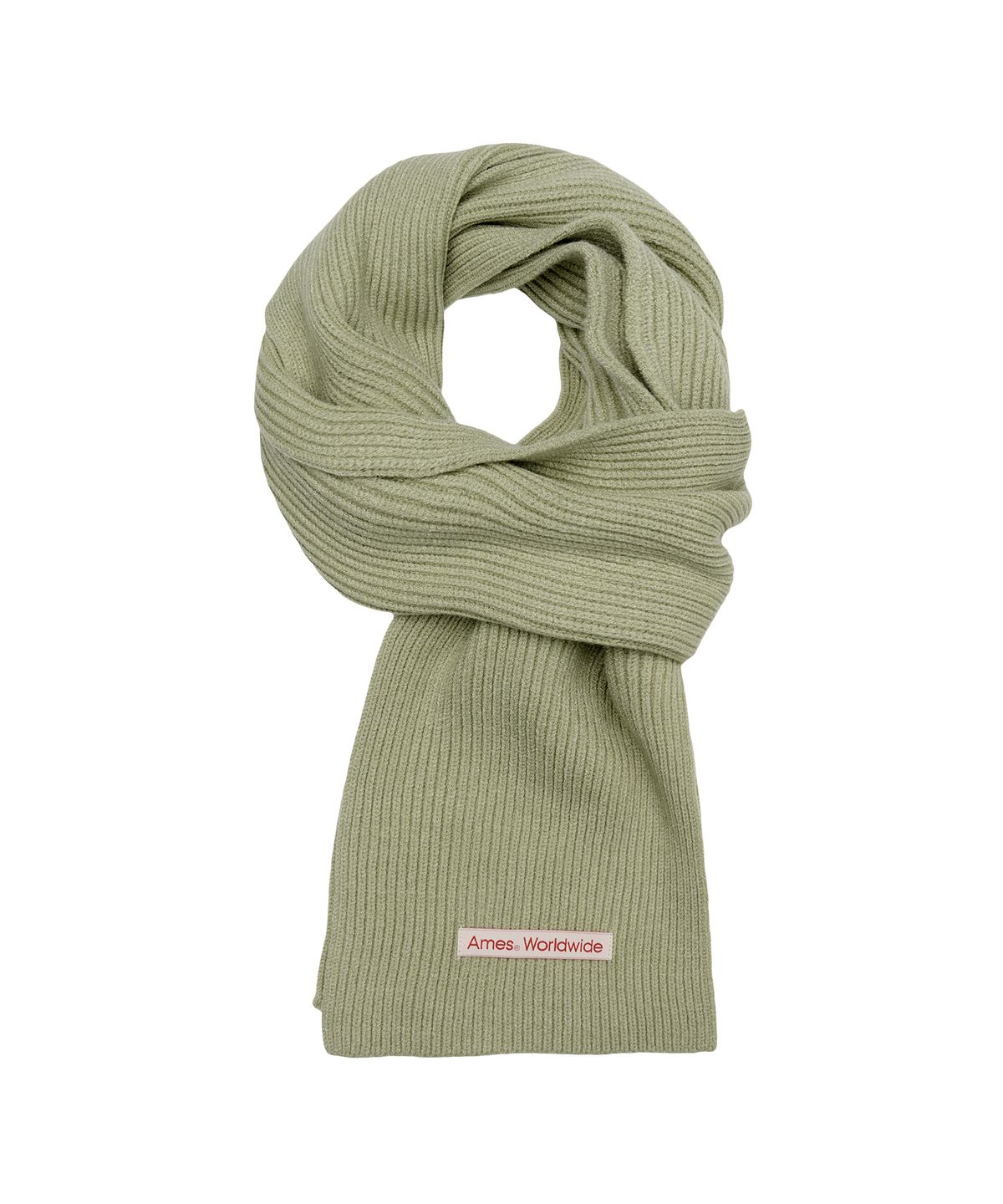 아메스 월드와이드(AMES-WORLDWIDE) KNIT GLOVES & MUFFLER SET GREEN