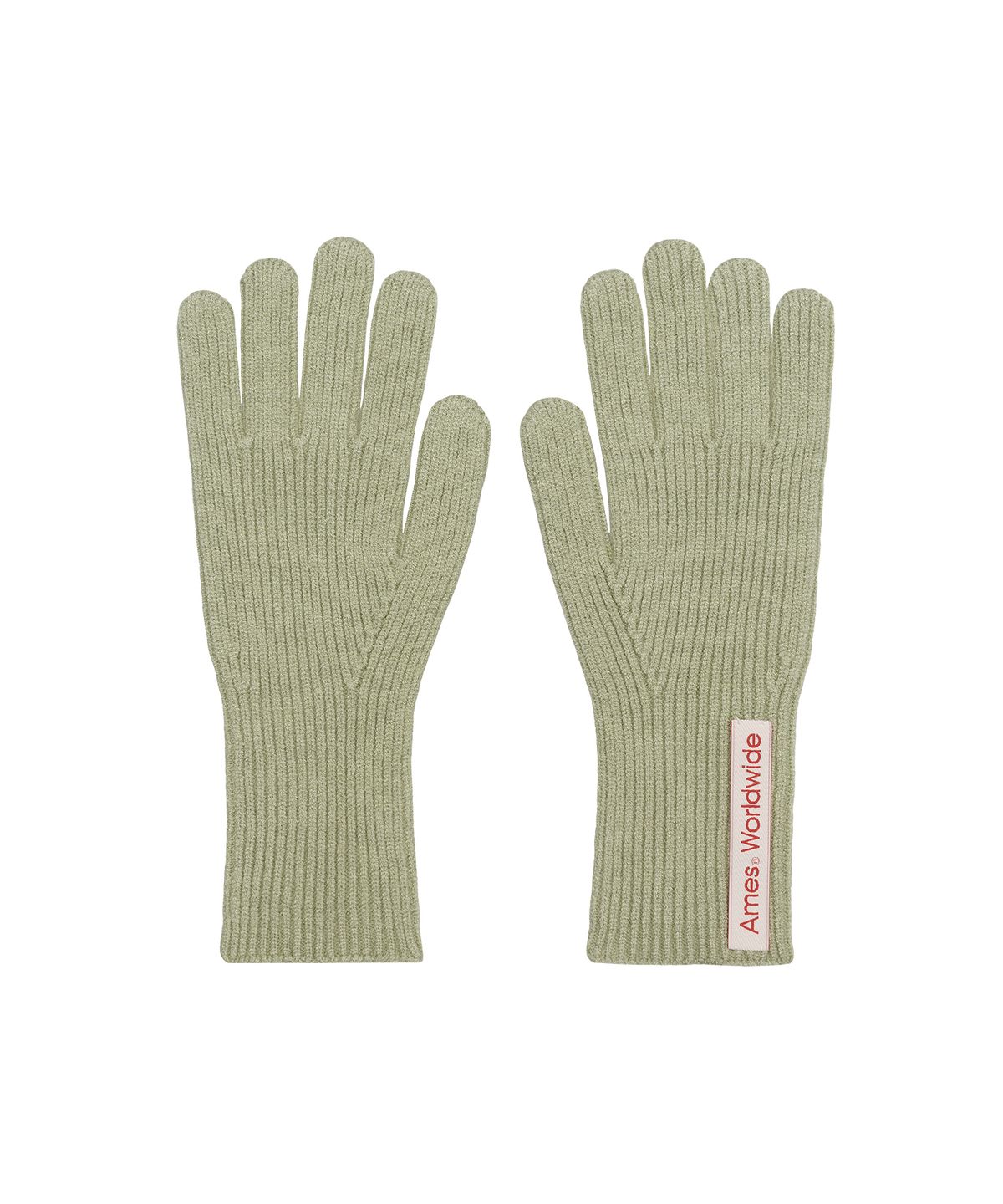 아메스 월드와이드(AMES-WORLDWIDE) KNIT GLOVES & MUFFLER SET GREEN