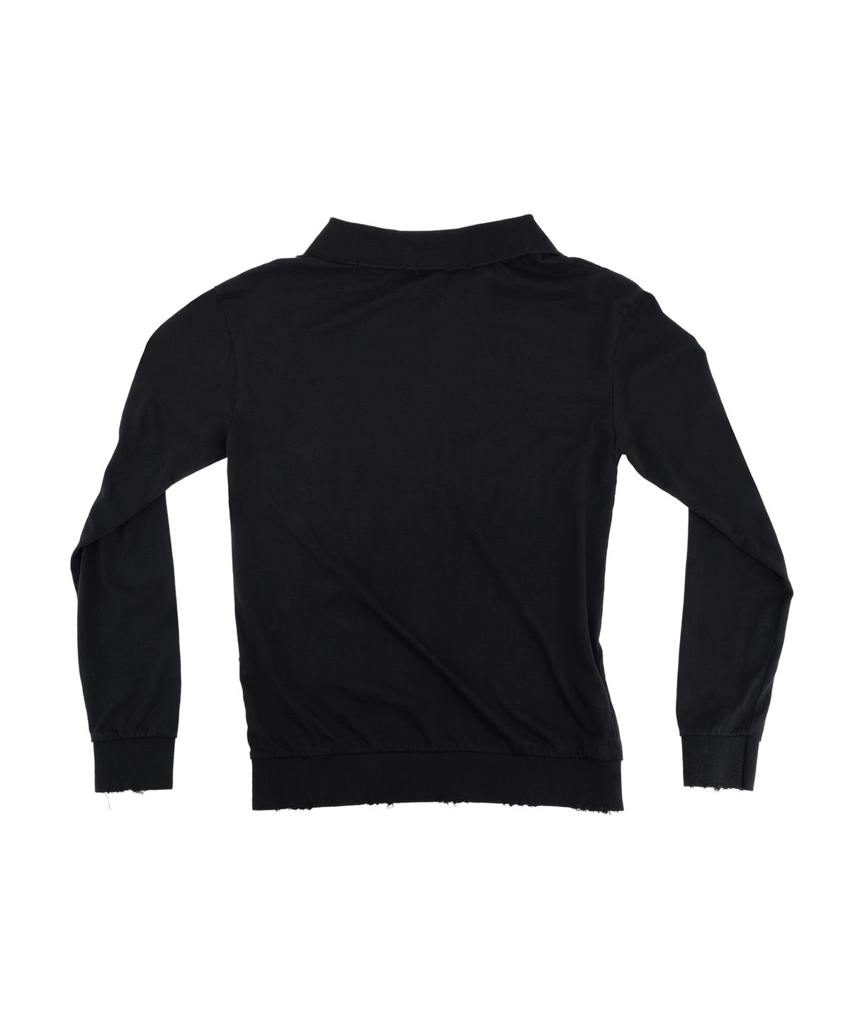 선데이오프클럽(SUNDAYOFFCLUB) Adrenaline Washed Collar T-Shirt - Black