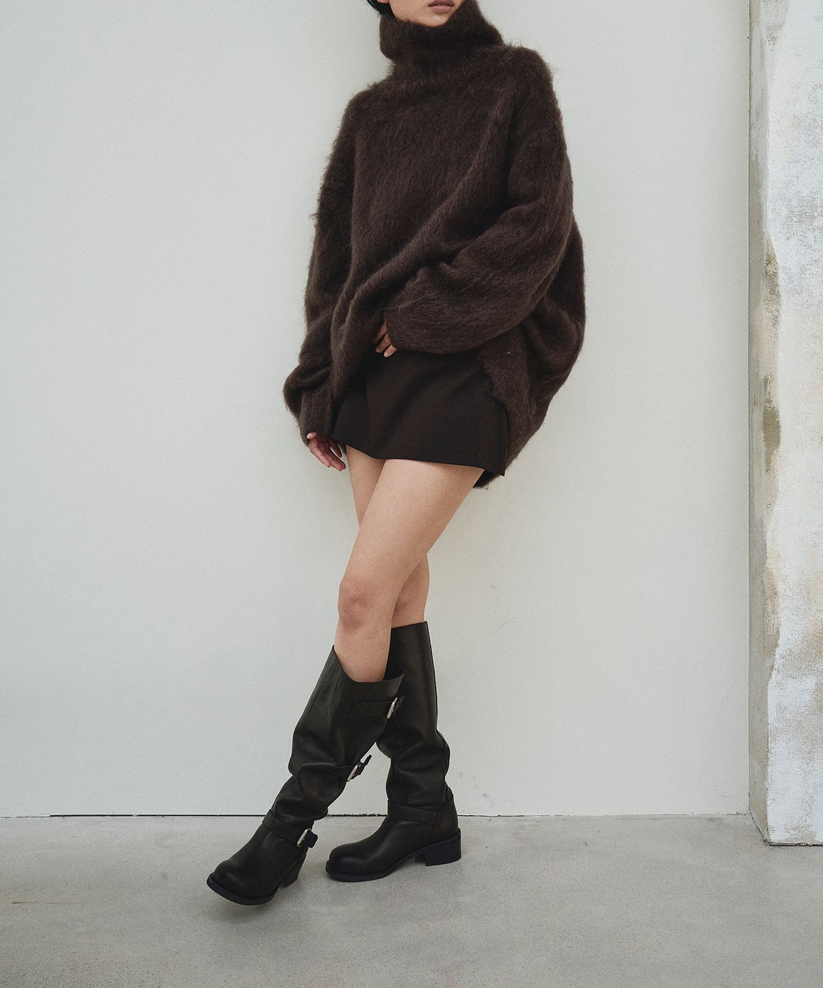트윗비피(TWVP) Moon Slouch Biker Boots (3Color) 문슬라우치바이커부츠  25SF05