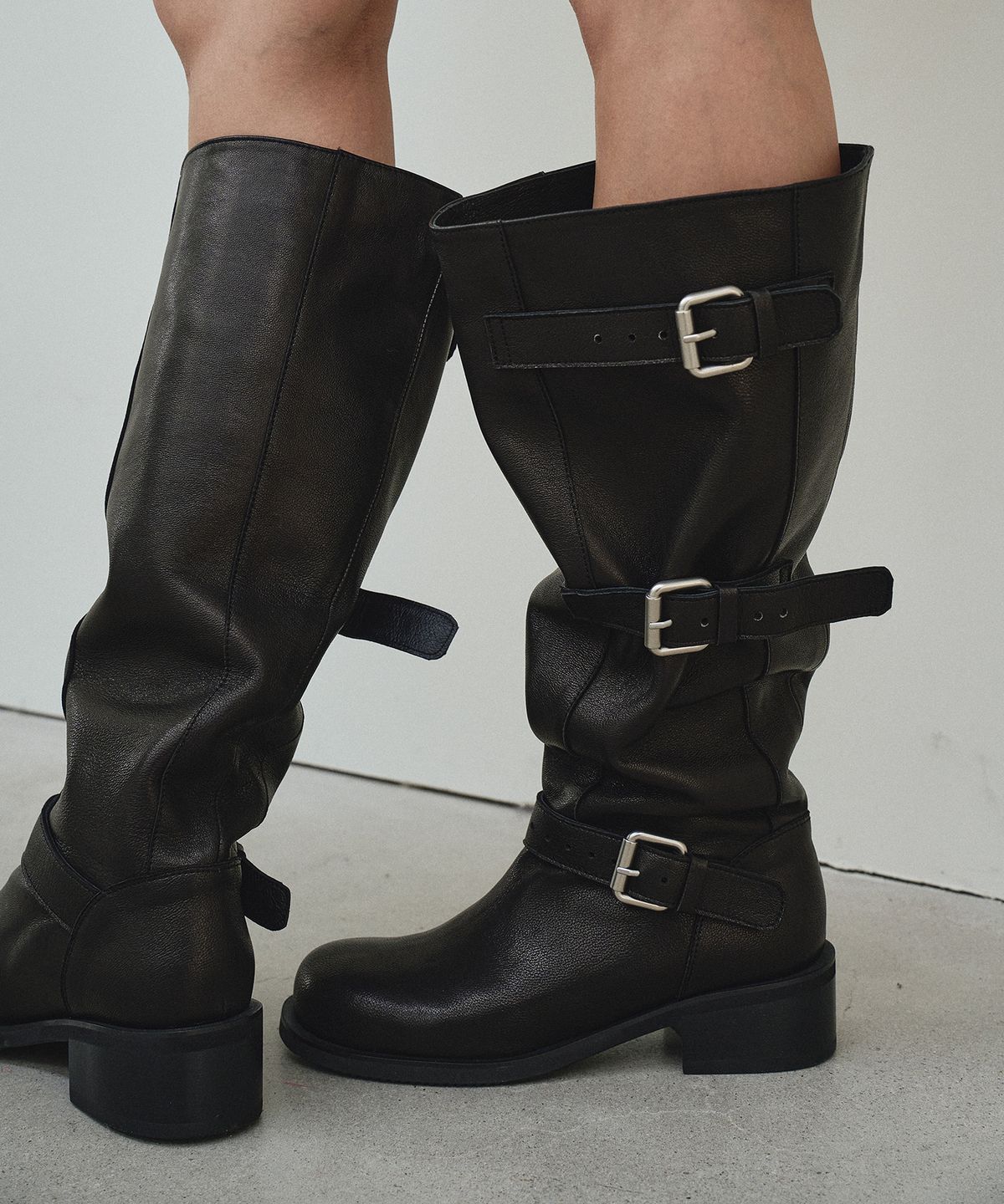 트윗비피(TWVP) Moon Slouch Biker Boots (3Color) 문슬라우치바이커부츠  25SF05