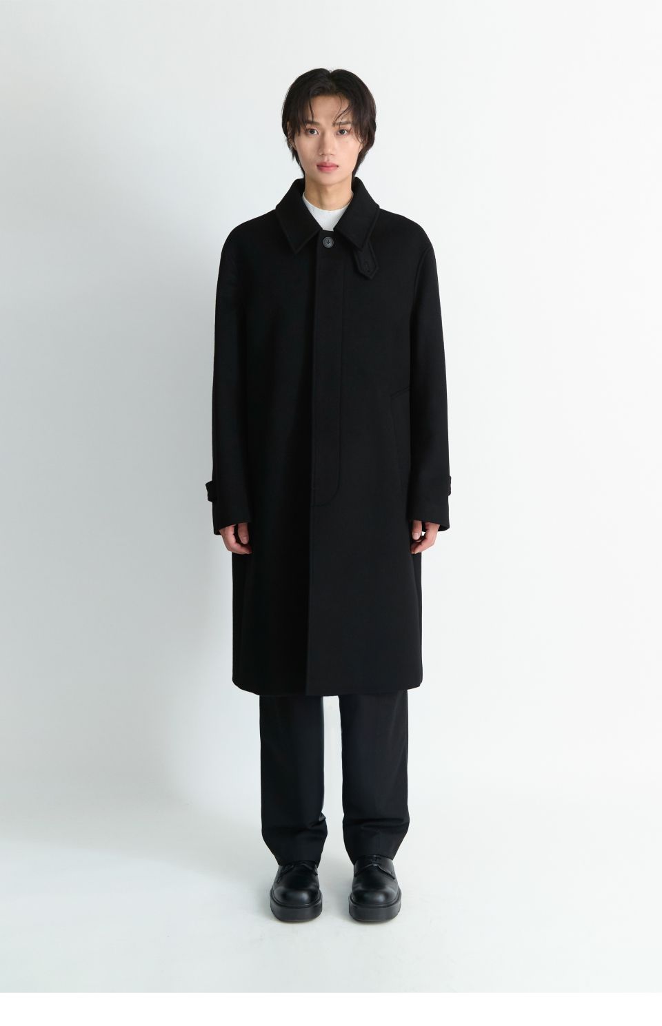 MUSINSA公式 | NONBLANK バルマカンコート_BLACK