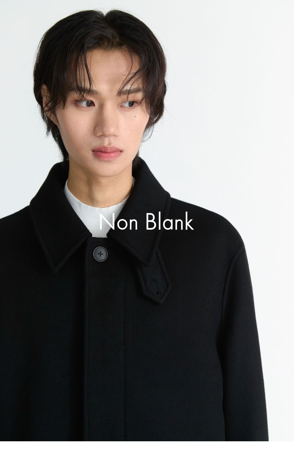 MUSINSA公式 | NONBLANK バルマカンコート_BLACK
