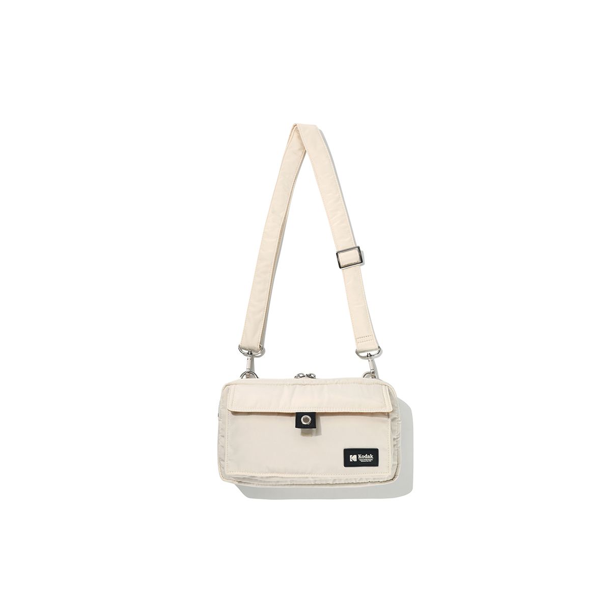 MUSINSA | KODAK Flash Twill Small Messenger Bag IVORY