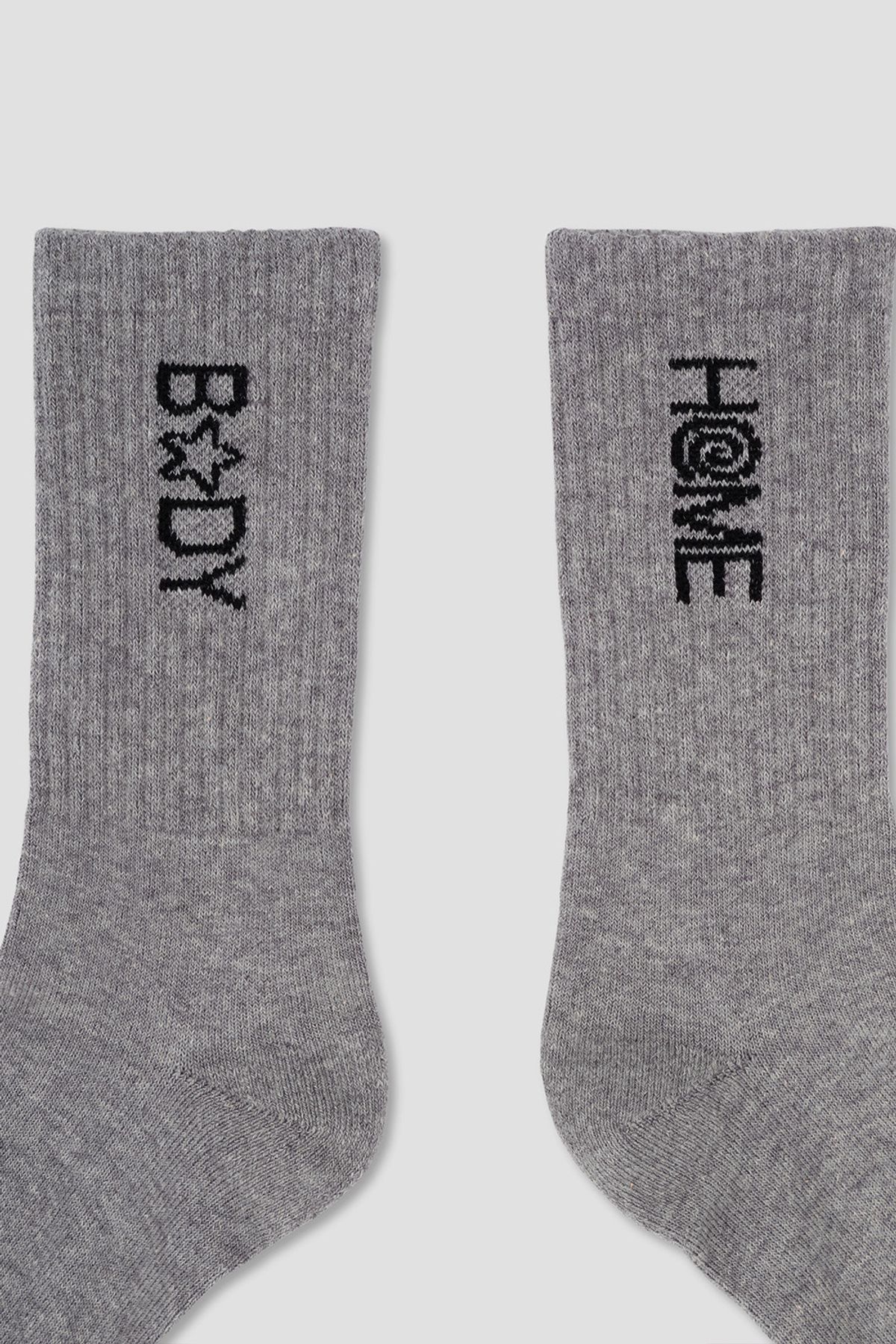 홈바디띵즈(HOMEBODY THINGS) HOMEBODY CLASSIC SOCKS (GREY)