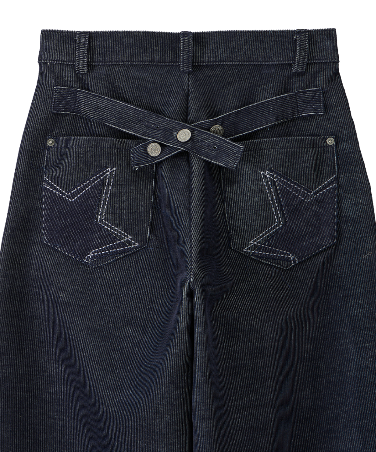 단델(DANDEL) DD star applique corduroy pants (INDIGO)