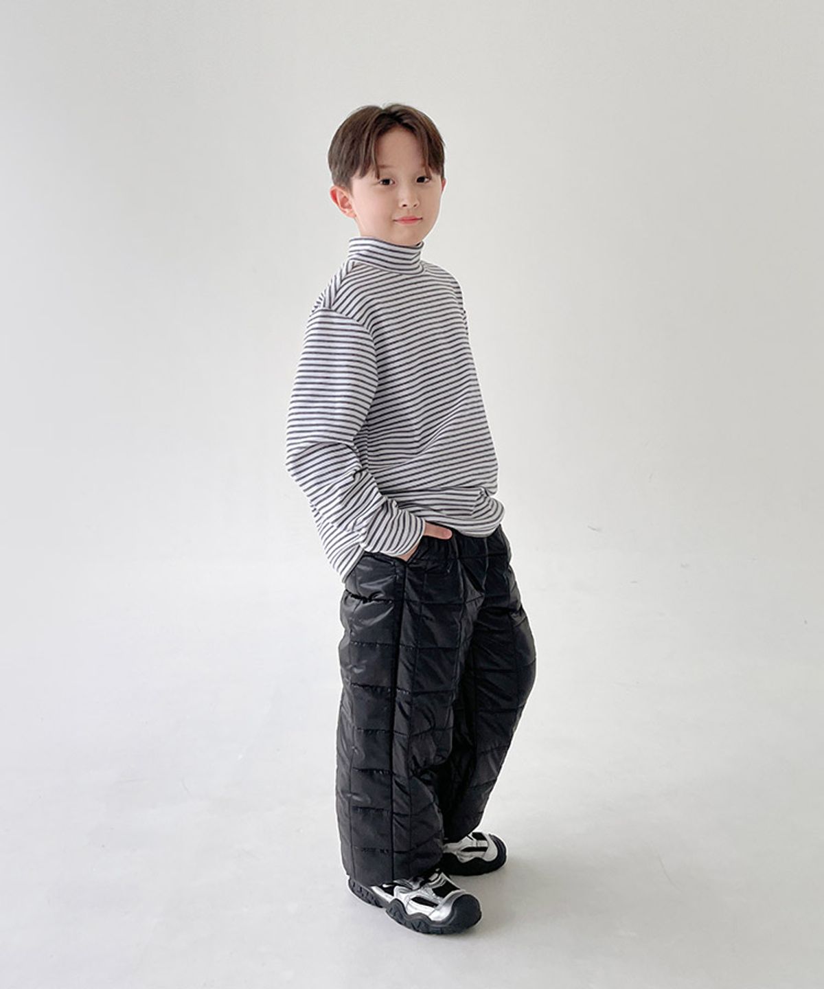베리클로젯(BERRYCLOSET) [기모] 메종 ST 폴라 티셔츠