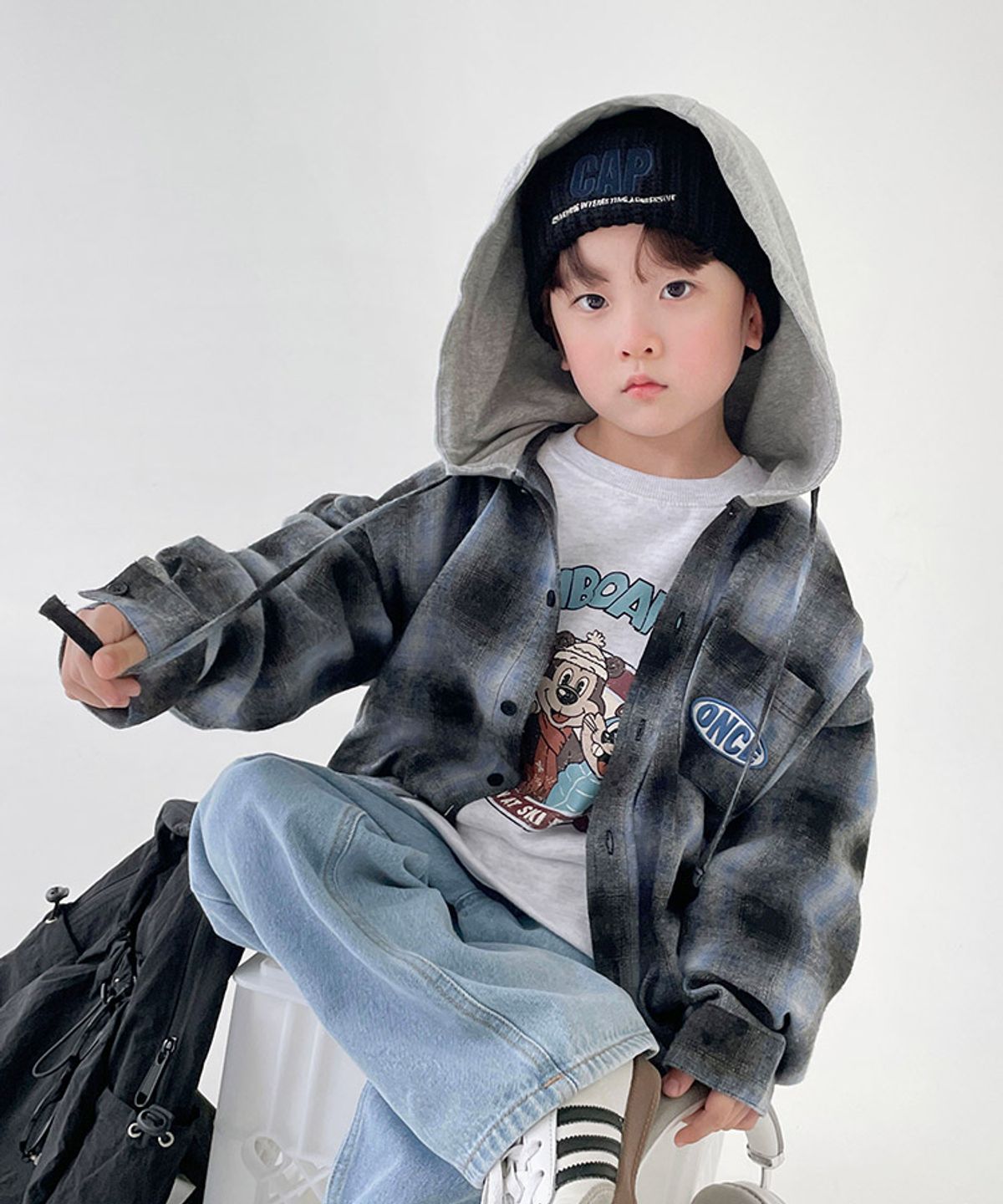 베리클로젯(BERRYCLOSET) [기모] 애니멀 프렌즈 맨투맨