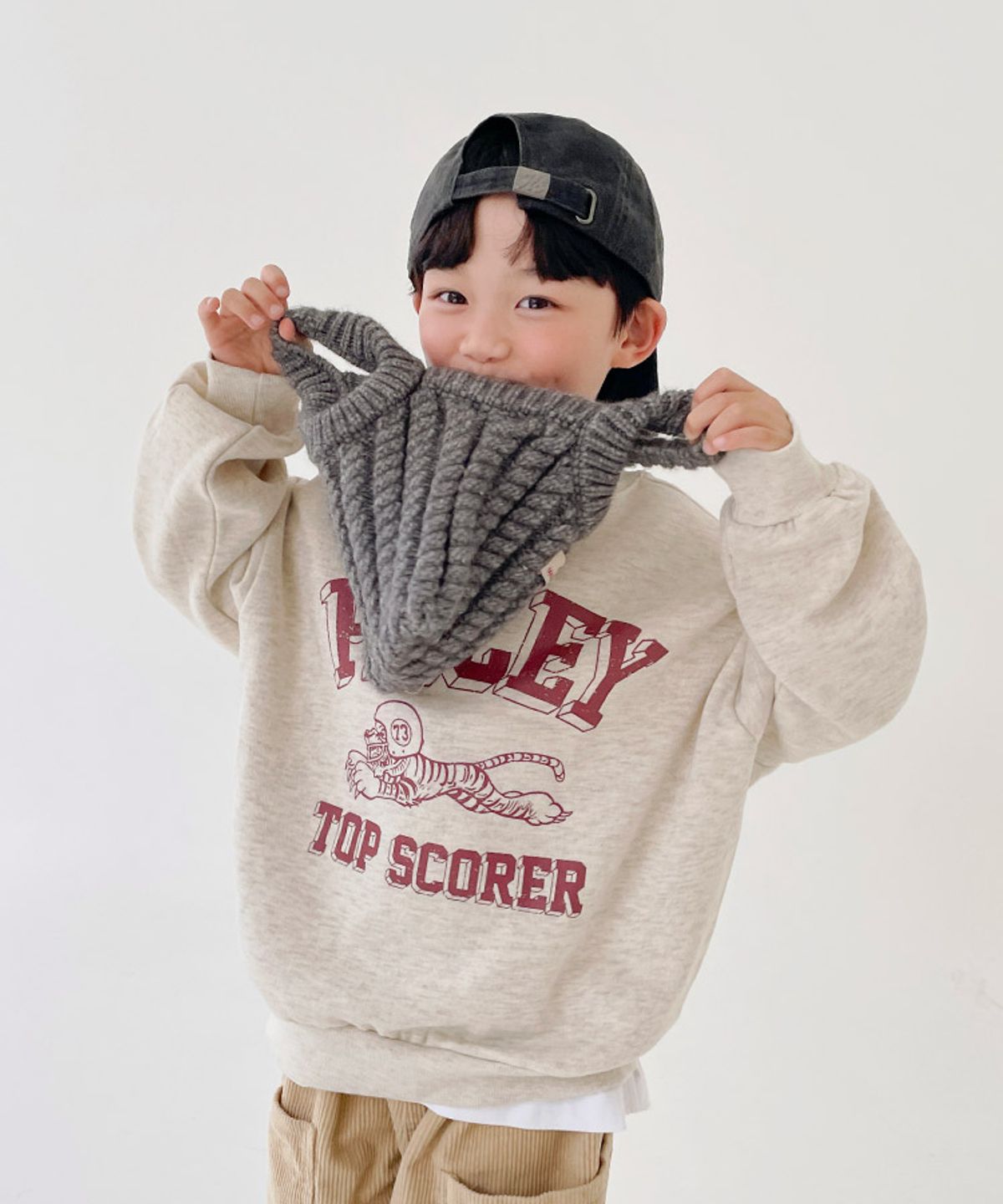 베리클로젯(BERRYCLOSET) [기모] 스코어 맨투맨