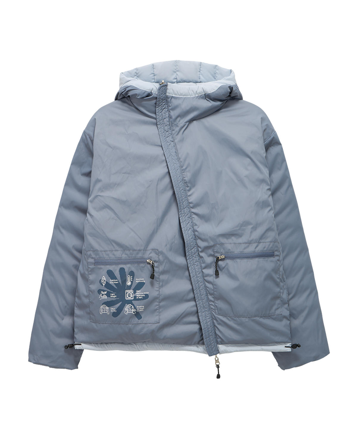 단델(DANDEL) DD star quilting light down jacket (SKY BLUE)