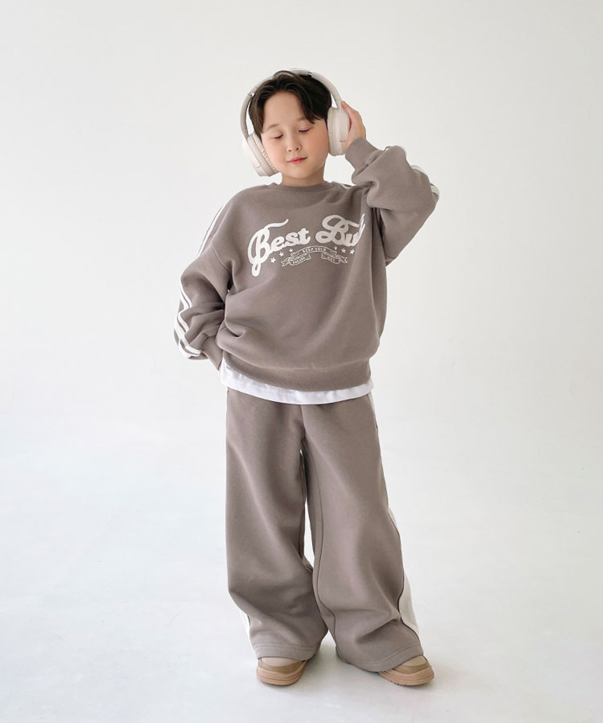 베리클로젯(BERRYCLOSET) [기모] 베스트 체인 상하세트